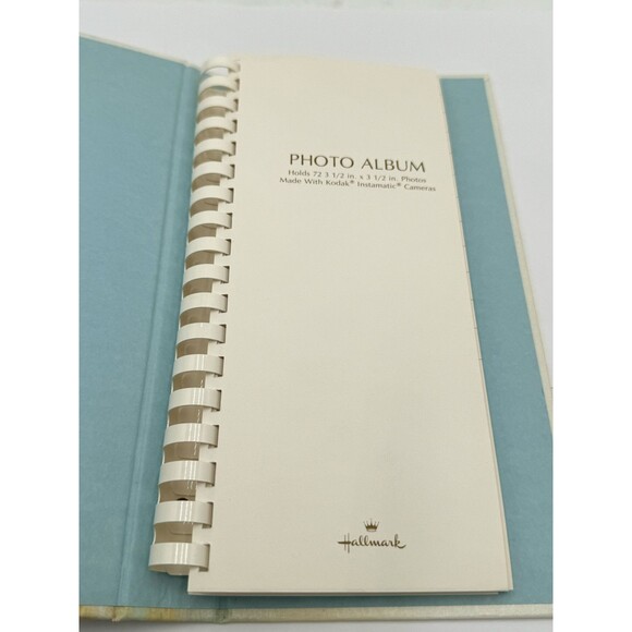 Vintage Hallmark Floral Design Photo Album New NOS 1980's Photo size 3.5x3.5 - Picture 4 of 7